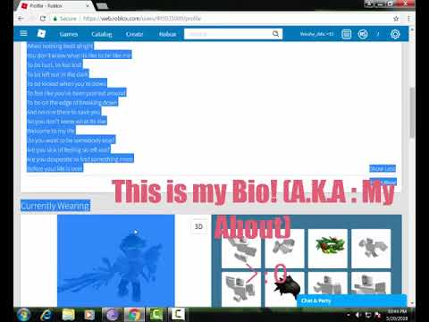 Cool Roblox Bios Copy And Paste