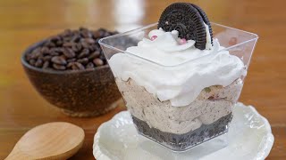 موس الأوريو بالنوتيلا | حلــى الأوريو | Oreo with Nutella sweet - موس النوتيلا - الدولفينة