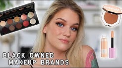 FULL FACE OF BLACK OWNED MAKEUP BRANDS | Samantha Ravndahl