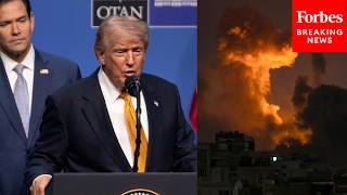 BREAKING NEWS: Trump Holds Press Briefing At NATO Summit After U.S. Renews Strikes Against Iran