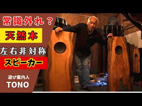 大成功！？】左右非対称の平面バッフルスピーカーを天然木で作る