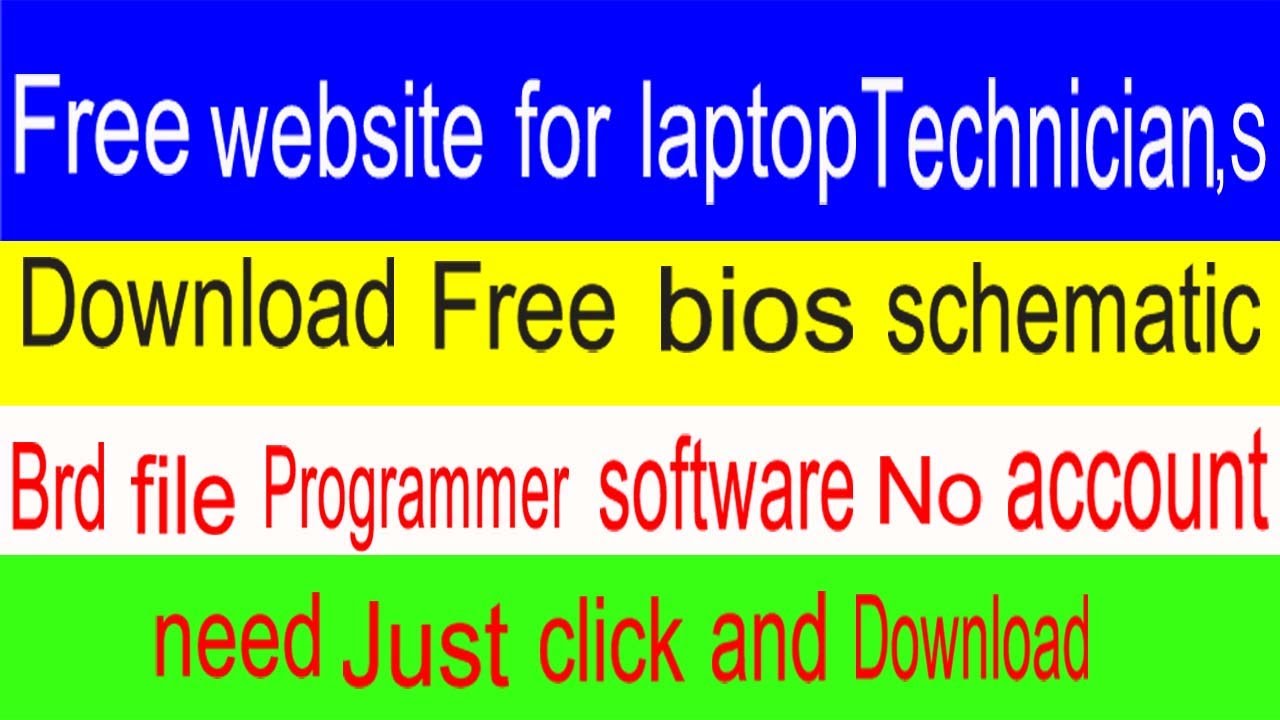  New  Download free Laptop bios Schematic and brd files