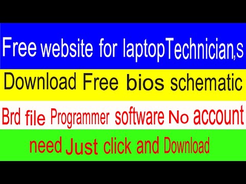 Download free Laptop bios Schematic and brd files