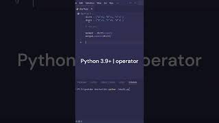 Merge dictionaries in one line 🔥 #shorts #everydaypython