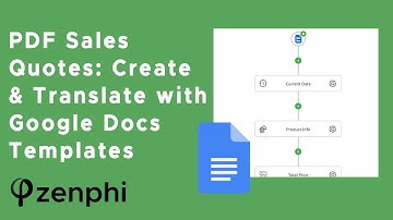 Creating & Translating PDF Sales Quotes Made Simple Using Google Docs Templates