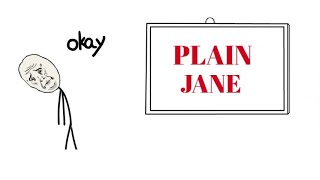 English Tutor Nick P Noun Phrase (351) Plain Jane - Origin - Animated