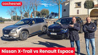 Nissan XTrail e4orce vs Renault Espace eTech | Comparativo / Test / Review en español | coches.net