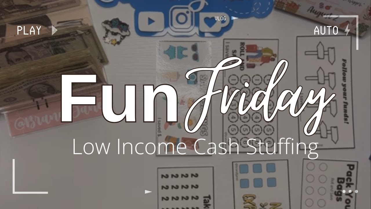 Fun Friday | Cash Stuffing Paycheck 1 For September - YouTube