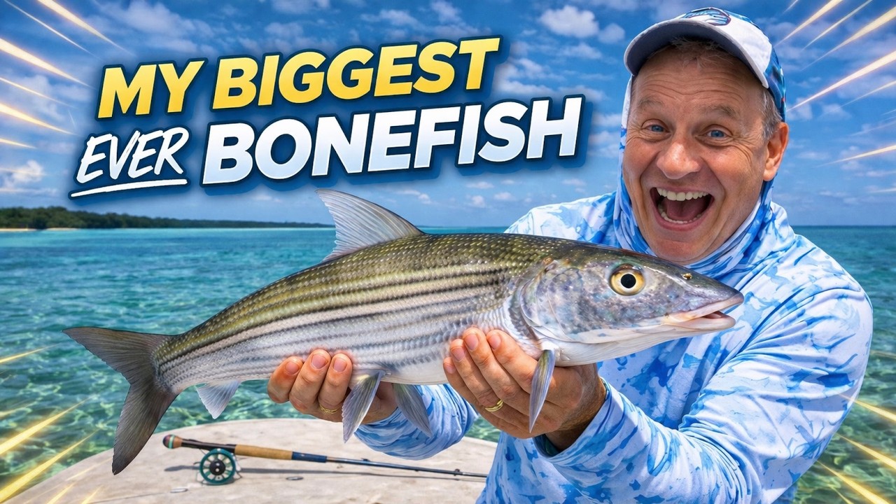 YouTube thumbnail: I Caught My Biggest Ever Bonefish...