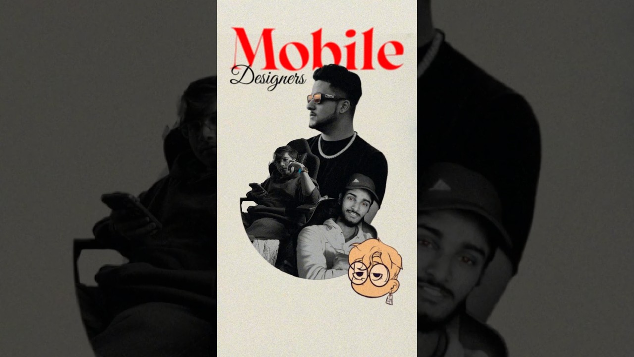 Comment if you are a Mobile Designer ✌️ #graphicdesign
