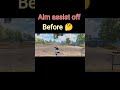 Aim assist off Before and After 92% hedshot  Accuracy in Bgmi 🤯#short #youtubeshorts #shorts