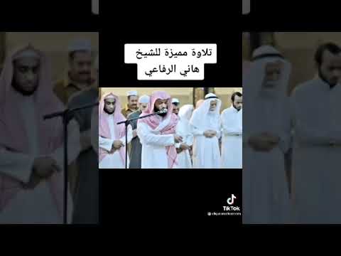 اجمل تلاوة بصوت شيخ هاني الرفاعي