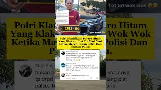 Polri Klarifikasi Pajero Hitam Yang Klakson Tot Tot Wok Wok shorts viral new