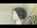 How to make a 3 in one slouchy beanie very easy for beginners.