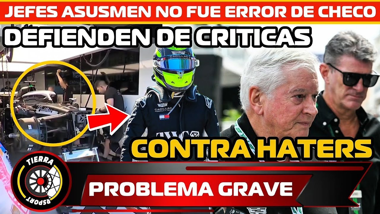 ¡CONTRA HATERS! JEFES DE CADILLAC DEFIENDEN A CHECO PÉREZ REAFIRMAN QUE NO FUE SU ERROR GP AUSTRALIA