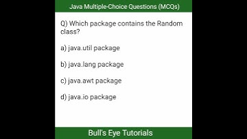 Java mcq questions and answers | Java Programming MCQ | Java Interview Questions | #shorts #java