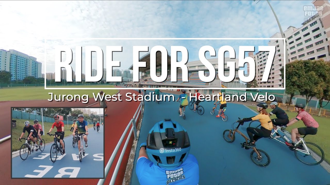 Ride for SG57 Jurong West Stadium Heartland Velo w/ Mr. Baey
