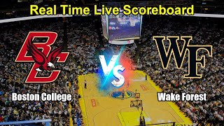 Boston College vs Wake Forest Live Score - USA National Collegiate Athletic Association