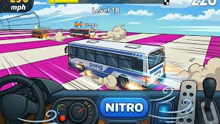 Giant Bus Mega Ramp Madness | Extreme Sky Stunts & Impossible Jumps: Gameplay | Skeleton Play screenshot 4