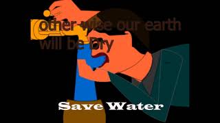 save water (poster design )