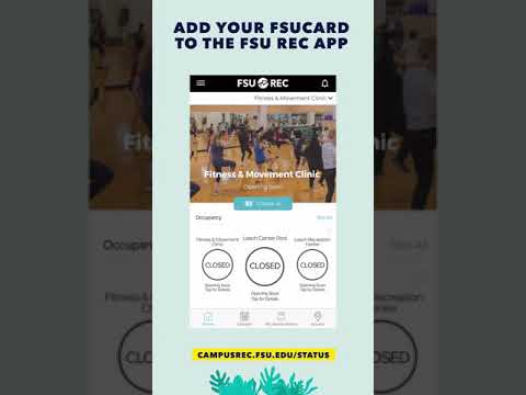 Adding your FSUCard to the FSU Rec app