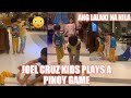 JOEL CRUZ TEACHES HIS KIDS A PINOY GAME | JOEL CRUZ 8 KIDS | ALL OUT CELEBRITY ENTERTAINMENT