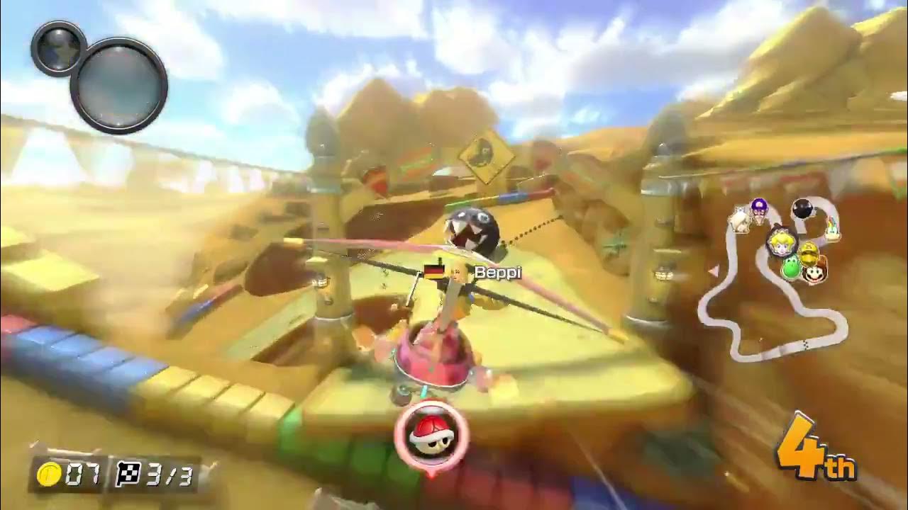 USING MY STAR JUST IN TIME TO AVOID THE RED SHELL! [MARIO KART 8 DELUXE] YouTube