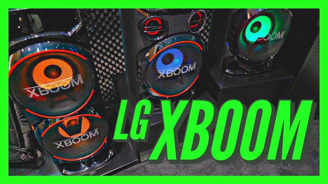 ALL NEW LG XBOOM Karaoke Speakers At CES 2020 (XBOOM ON9) YouTube
