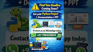 🚀 Build Your Python Final Year Project📚 Documentation + Guidance Included🌐 Visit 1croreprojects