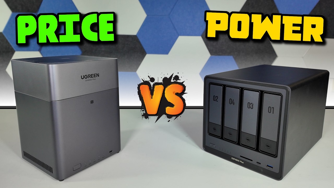 UGREEN DXP4800 PLUS vs DH4300 NAS - Price vs Power?