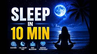 Deep Sleep Theta Waves 🌙 Healing Meditation for Stress, Anxiety & Nervous System Relaxation