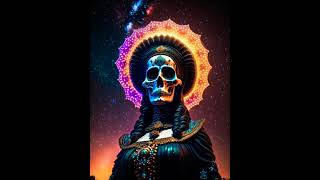 Santa Muerte Animated Portrait