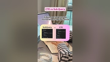 CTE vs Sub-Query? Which one is better 🔥 #sql #viralshorts #shorts #feed