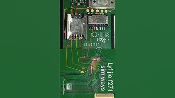 LYF jio 271i sim ways|| jumper ways repairing tips and tricks ||  by bidya tech ##short #shorts