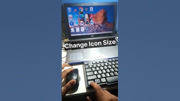 Change Icon Size. #tech #tips #tipsandtricks #computer #laptop #keyboard #mouse #shorts #viral #yt