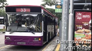 SBS2822H Volvo B10M DM3500 (SBS Transit) (Service 33) (Queensway to Kent Ridge)