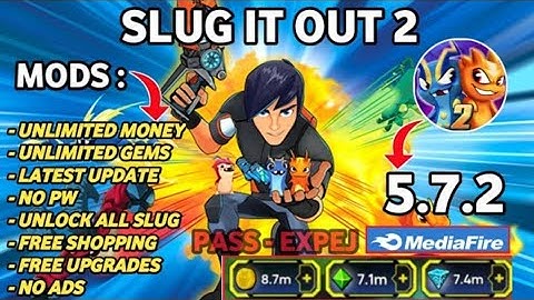 Slug It Out 2 MOD APK - UNLOCKED ALL SLUGS