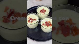 Crema de melón con jamón | Receta fría fácil y rápida para verano 💚
