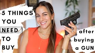 5 THINGS TO BUY AFTER BUYING A GUN & GIVEAWAY | Important investments into your journey as gunowner
