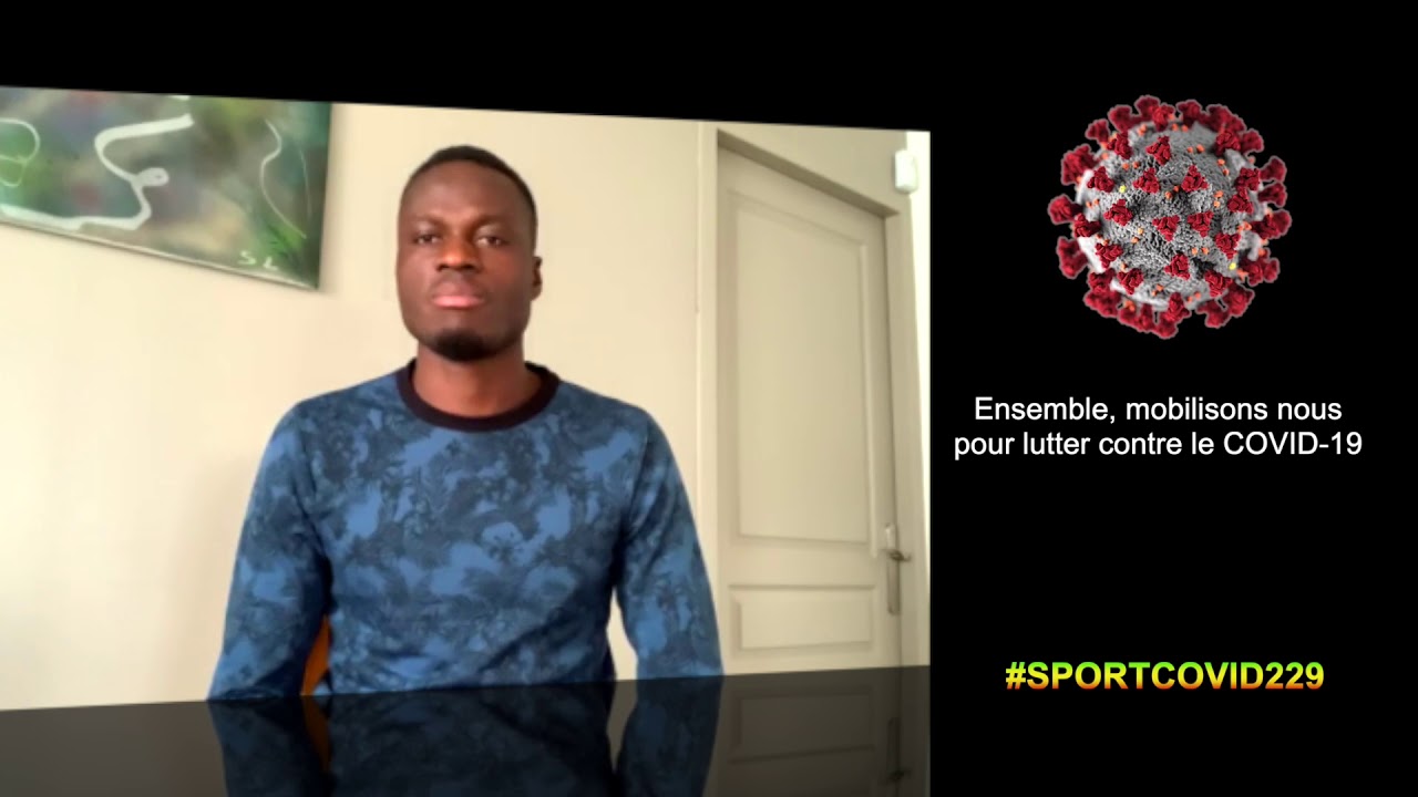 Football : le gardien de but de Niort, Saturnin ALLAGBE sensibilise contre le covid-19