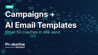 Email 50 College Coaches in One Send | New: Campaigns + AI Email Templates