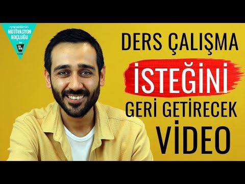 Ders Çalışma İsteğini Geri Getirebilecek Video! #motivasyon