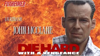 John McClane 1/6  Kitbash Custom Die Hard With a Vengeance Hot Toys Bruce Willis