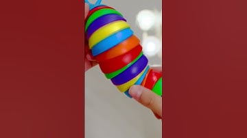 ARTICULATED SLUG 3d Printed #asmr #fidget #slugs #3dprinting #asmrsounds 🌈