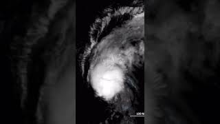 24 hour satellite imagery of Invest 98L #weather #hurricane #viral
