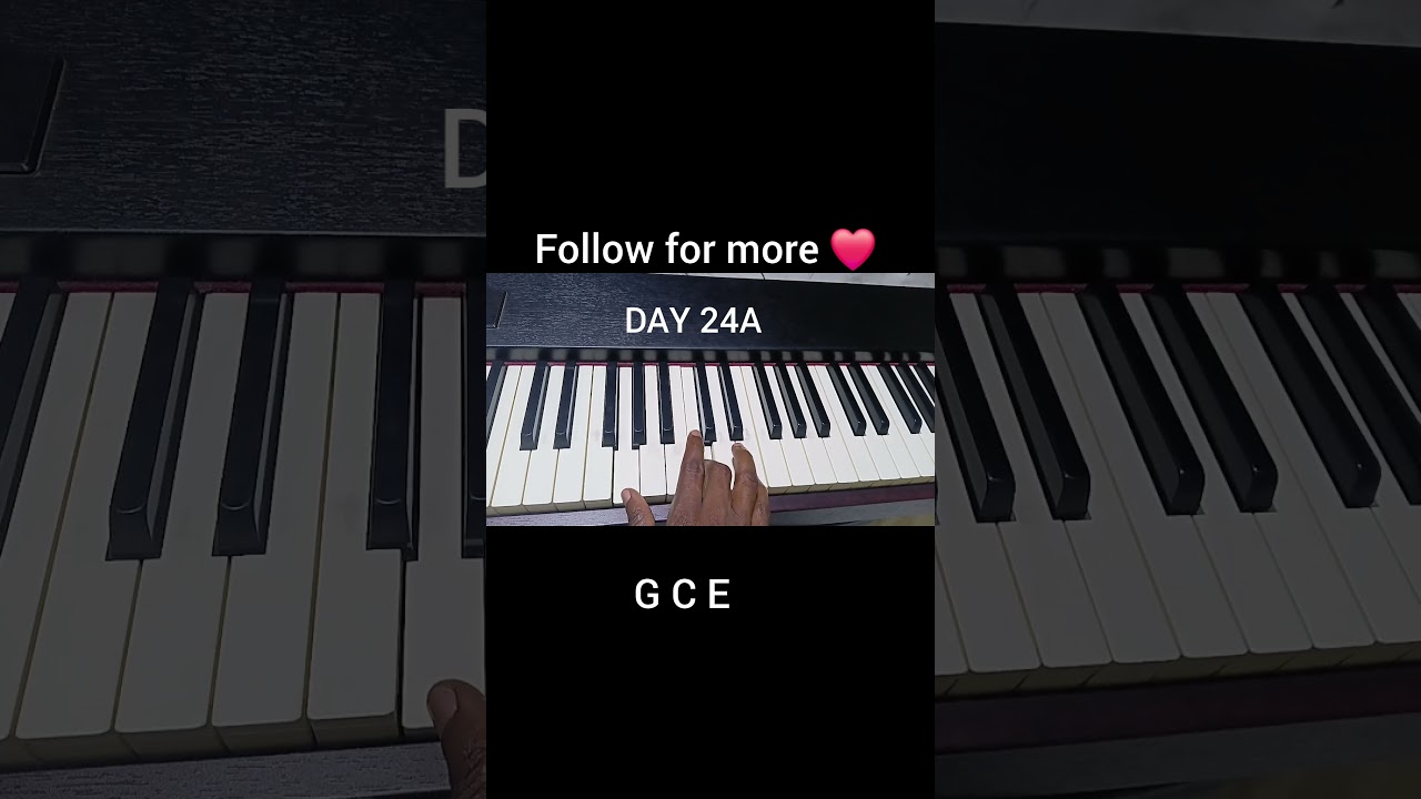 Simple 1-4-1-5 Chord Progression | C F C G Piano Lesson 🎹