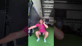 Offset KB front squat