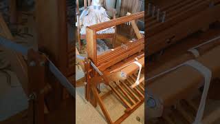 Floor Loom New Part Installation &amp; Reassembly Part 1!! #weavingloom  #loom #fiberarts  #floorloom