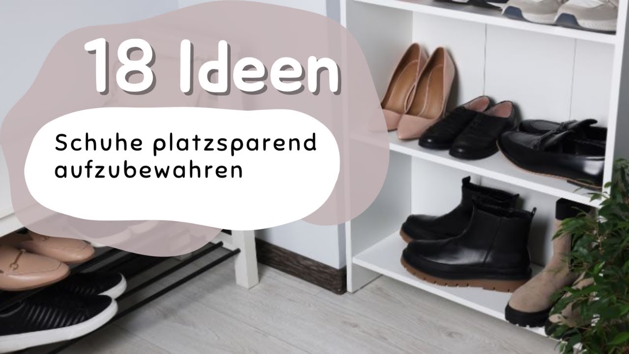 Bei Wieviel Grad Wäscht Man Schuhe Schuhschrank voll? 18 clevere Ideen für platzsparende Schuhaufbewahrung