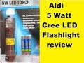 Aldi  5watt Cree LED Torch